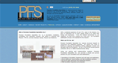 Desktop Screenshot of precisionfoundationspecialists.com